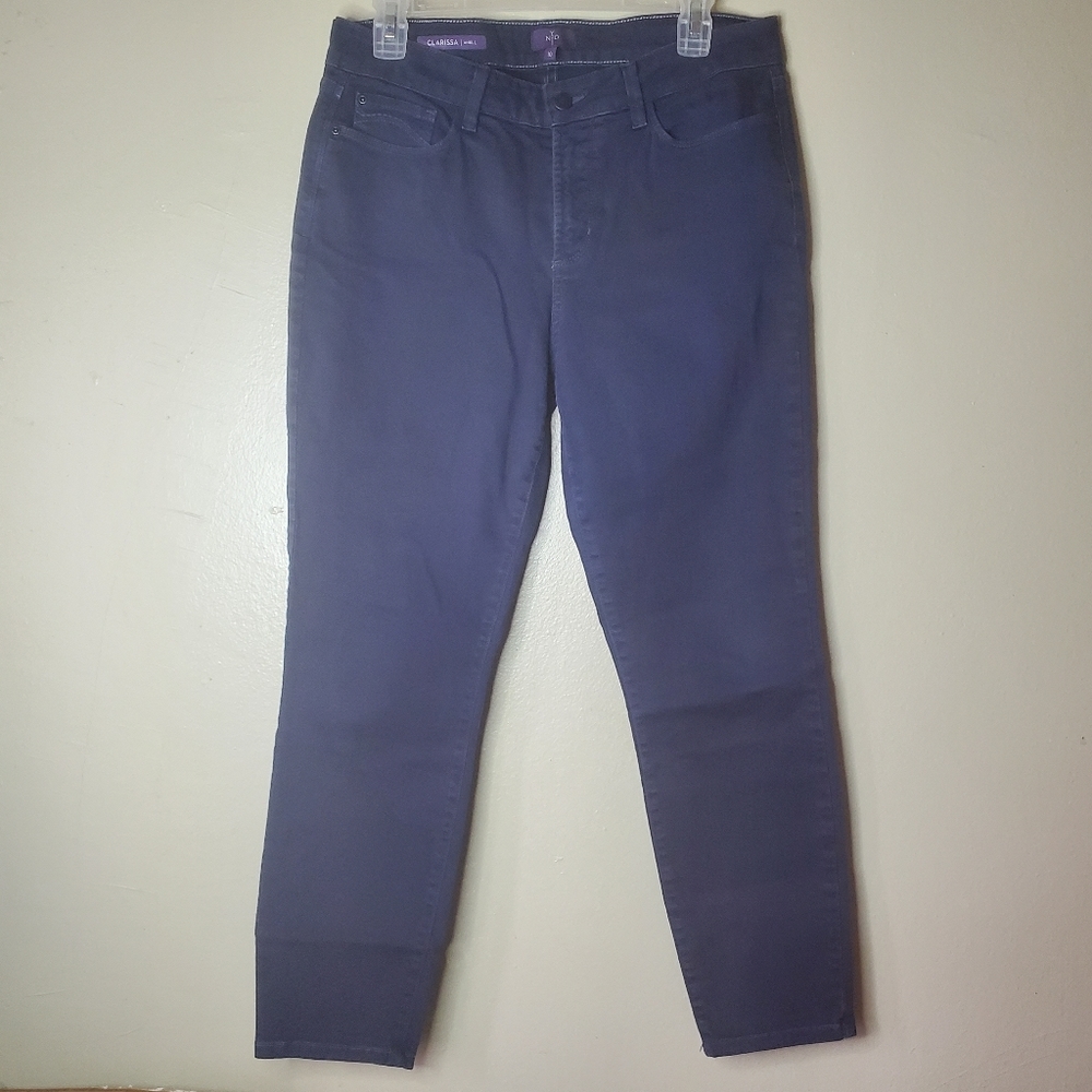 𝅺NYDJ CLARISSA Ankle size 10 dark blue pants